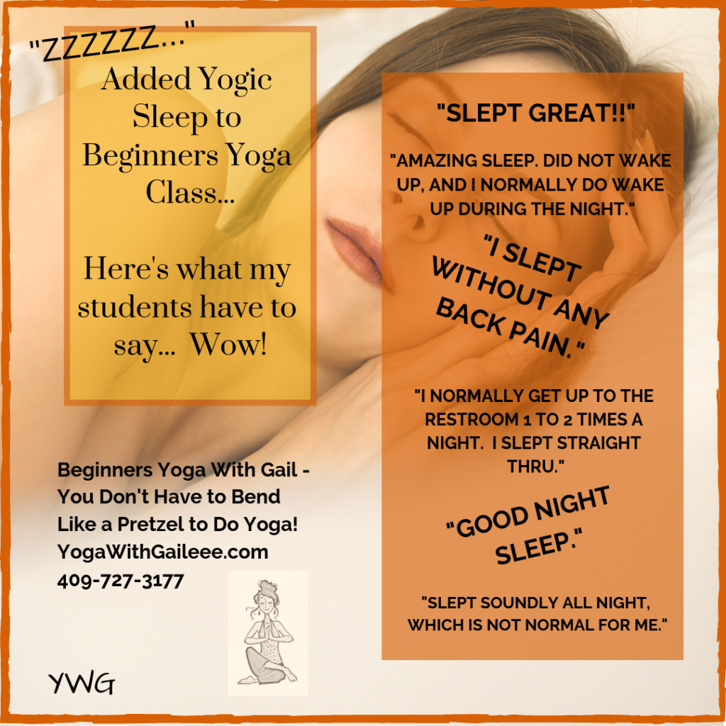 Yoga Nidra for better sleep.