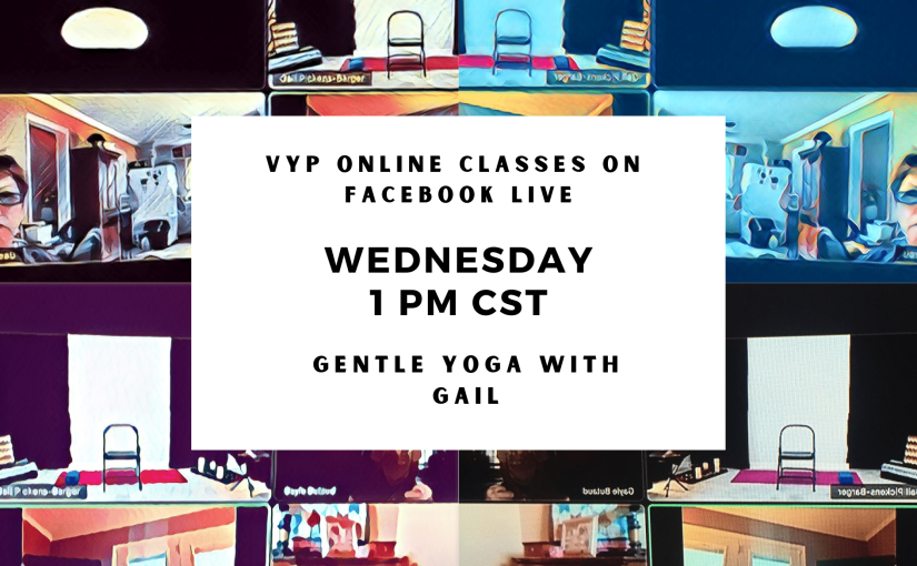 Last online yoga class for 2021 with Gail.