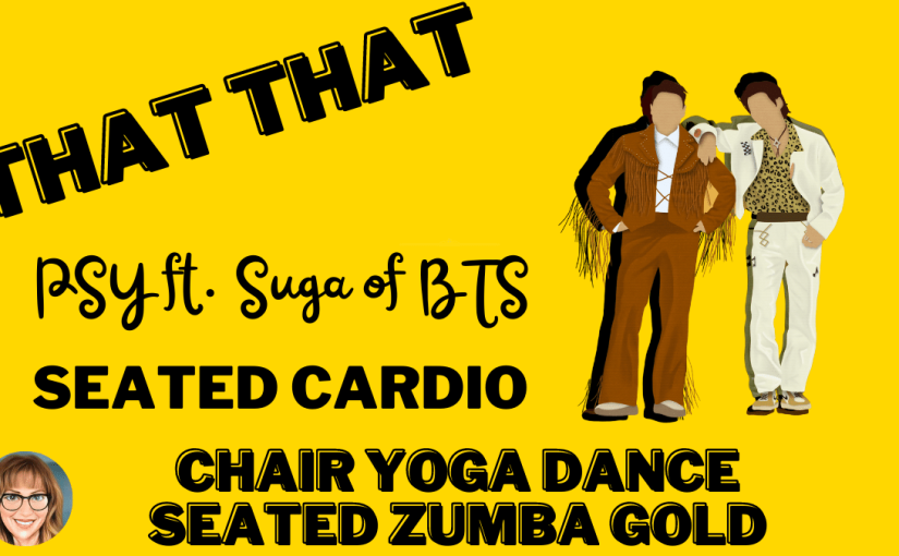 #thatthat new #chairyogadance with Gail
